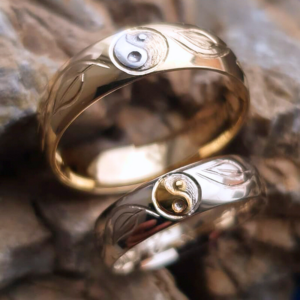 abielusõrmused yin ja yang